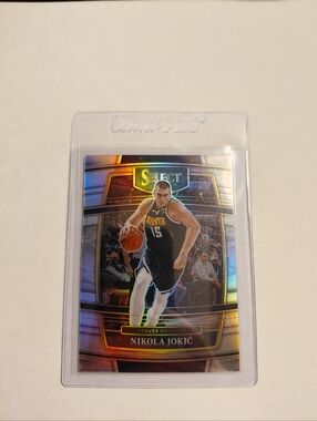 Nikola Jokic Denver Nuggets Holographic Basketball Trading Card - White Sleeve